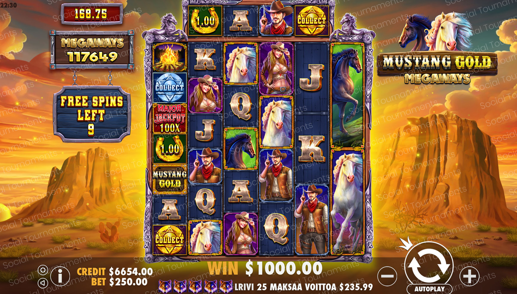 Mustang Gold Megaways™ Game Image #2